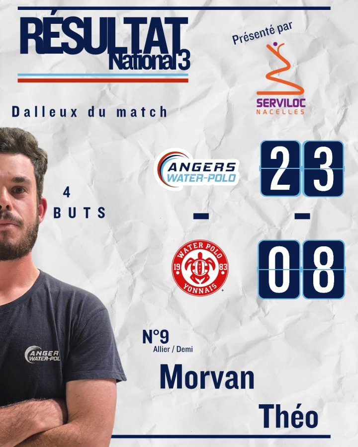 Retour sur le match de ce week-end (03/10/206) face à La Roche-sur-Yon.